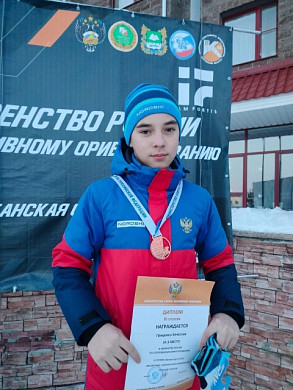 Ивановец взял бронзу на Первенстве России по спортивному ориентированию